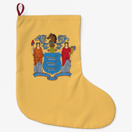 Meia De Natal Grande Bandeira de Nova Jersey