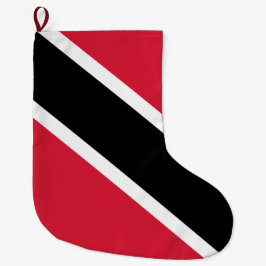 Meia De Natal Grande Bandeira de Trindade e Tobago