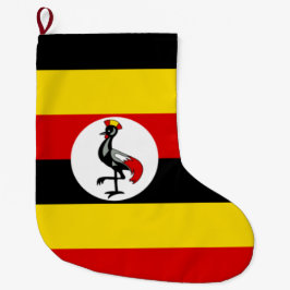 Meia De Natal Grande Bandeira de Uganda (Uganda)