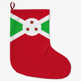 Meia De Natal Grande Bandeira do Burundi