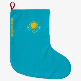 Meia De Natal Grande Bandeira do Cazaquistão