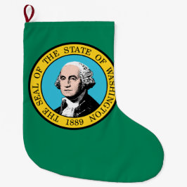 Meia De Natal Grande Bandeira do Estado de Washington