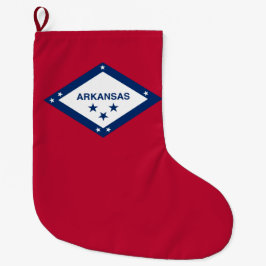 Meia De Natal Grande Bandeira do Estado do Arkansas