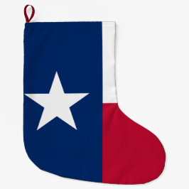Meia De Natal Grande Bandeira do Estado Texano (Texas)
