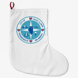 Meia De Natal Grande Bandeira do Joliet (Illinois)