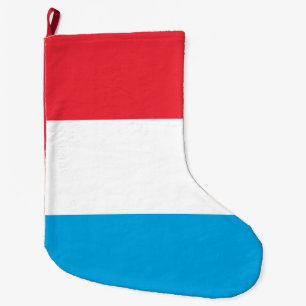 Meia De Natal Grande Bandeira do Luxemburgo