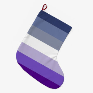 Meia De Natal Grande Bandeira do Orgulho Lésbico Butch
