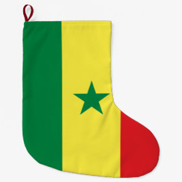 Meia De Natal Grande Bandeira do Senegal