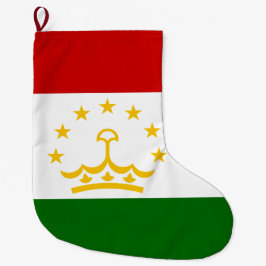 Meia De Natal Grande Bandeira do Tajiquistão (Tajiquistão) (República d
