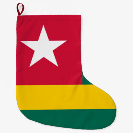 Meia De Natal Grande Bandeira do Togo