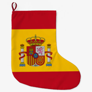 Meia De Natal Grande Bandeira Espanhola (Espanha)