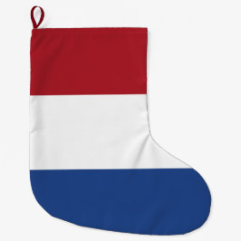 Meia De Natal Grande Bandeira Holandesa