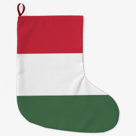Meia De Natal Grande Bandeira Húngara
