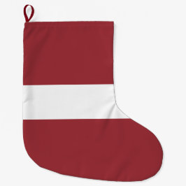 Meia De Natal Grande Bandeira letã (Letónia)