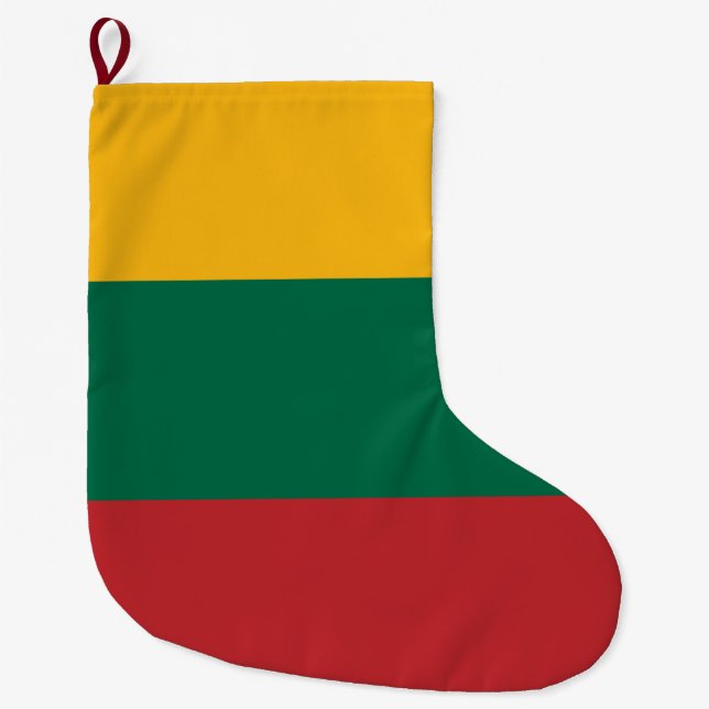 Meia De Natal Grande Bandeira lituana (Frente)