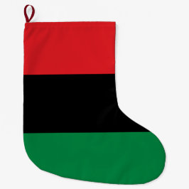 Meia De Natal Grande Bandeira Pan-Africana