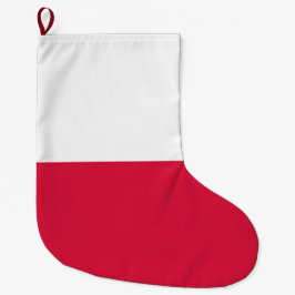 Meia De Natal Grande Bandeira Polonesa (Polônia)