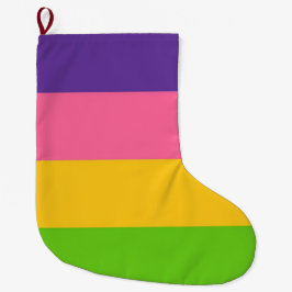 Meia De Natal Grande Bandeira Sápphica (Amor Lésbico) (LGBT)