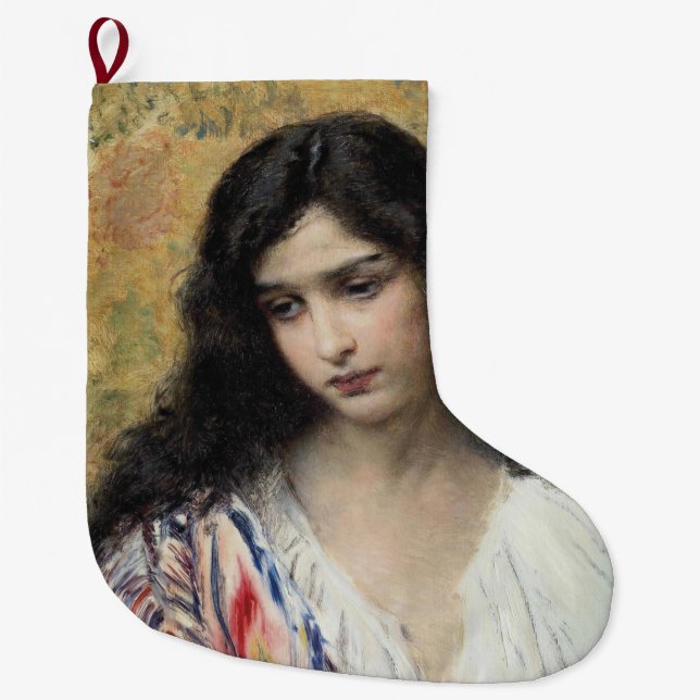 Meia De Natal Grande Beauty Russa (por Konstantin Makovsky) (Frente)