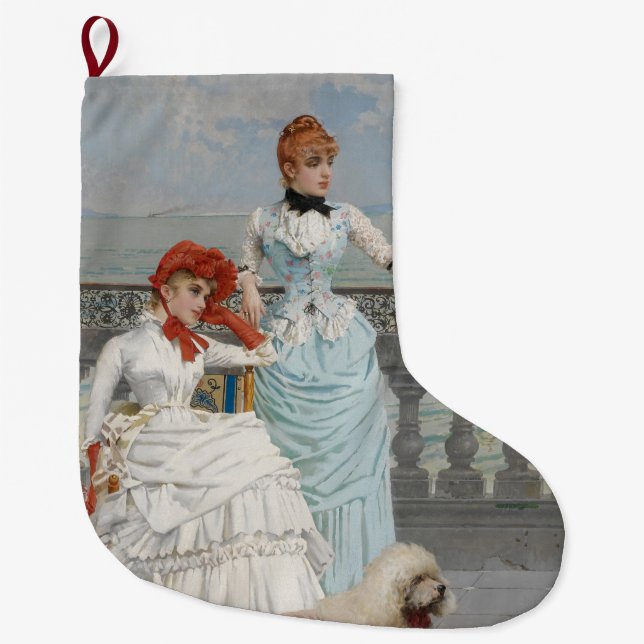 Meia De Natal Grande Belas napolitanas (Jovens Italianas Elegantes) (Frente)