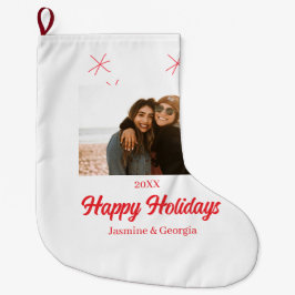 Meia De Natal Grande Boas festas de Natal