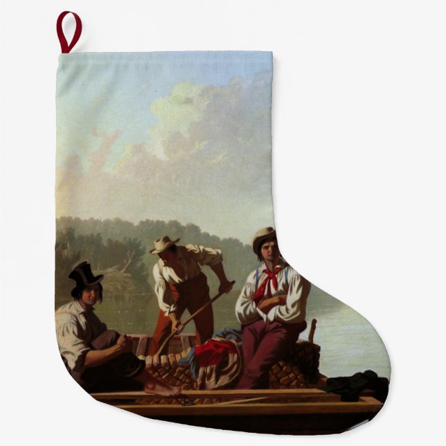 Meia De Natal Grande Boatmen no rio Missouri (Frente)