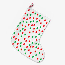 Bolinhas de Natal Verdes e Vermelhas