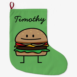 Meia De Natal Grande Bolo do queijo da carne da carne à terra do