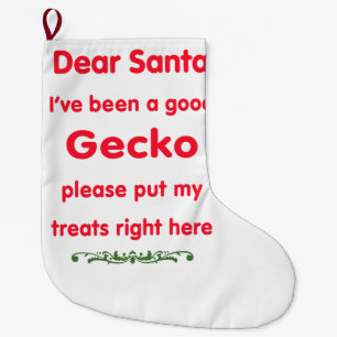 Meia De Natal Grande bom geco