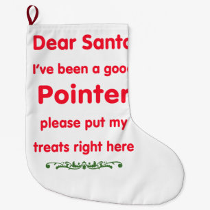 Meia De Natal Grande bom ponteiro