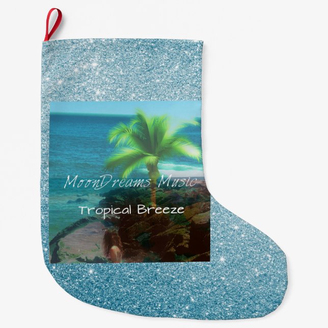 Meia De Natal Grande Breeze tropical (Frente)