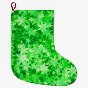 Meia De Natal Grande Brilho da Floresta de Natal