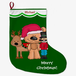 Meia De Natal Grande Brinquedos de Natal Personalizados