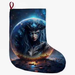 Meia De Natal Grande Bruxa Cósmica – Nascida da Esfera Estelar.