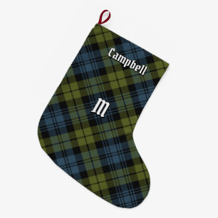Meia De Natal Grande Campbell Tartan