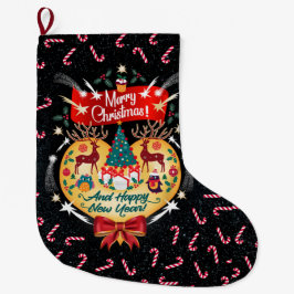 Meia De Natal Grande Canais de Natal