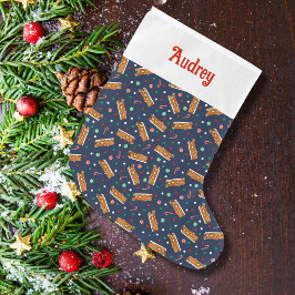 Meia De Natal Grande Câper de Gingerpão RV Classe C Personalizado