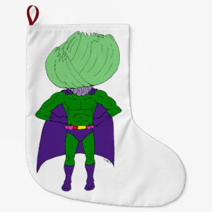 Meia De Natal Grande Capitão Cabbage