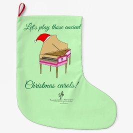 Meia De Natal Grande Caróis de Natal do Harriet Haroldo