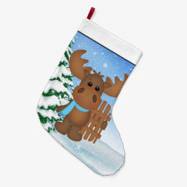 Meia De Natal Grande Cartoon Natal Feriado