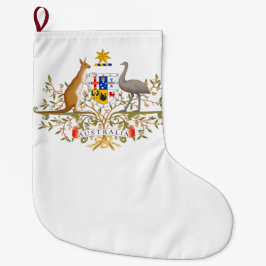 Meia De Natal Grande Casaco de Armas da Austrália