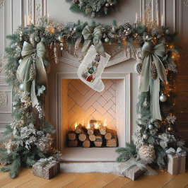 Meia De Natal Grande Casas de Natal em Pão de Gingerpão