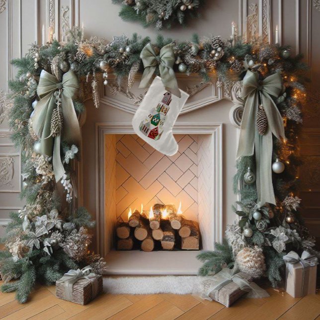 Meia De Natal Grande Casas de Natal em Pão de Gingerpão (Criador carregado)