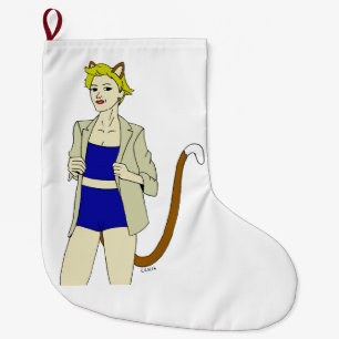 Meia De Natal Grande catadora