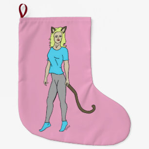 Meia De Natal Grande catadora