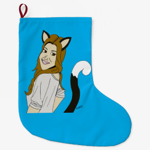 Meia De Natal Grande catadora