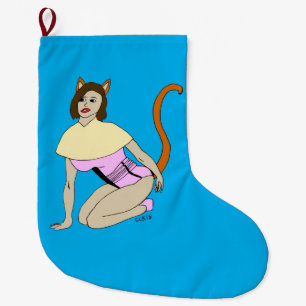 Meia De Natal Grande catadora