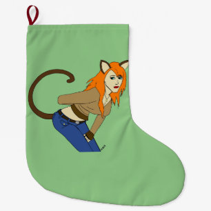 Meia De Natal Grande catadora