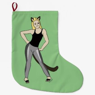 Meia De Natal Grande catadora