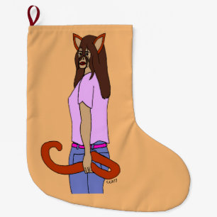 Meia De Natal Grande catadora